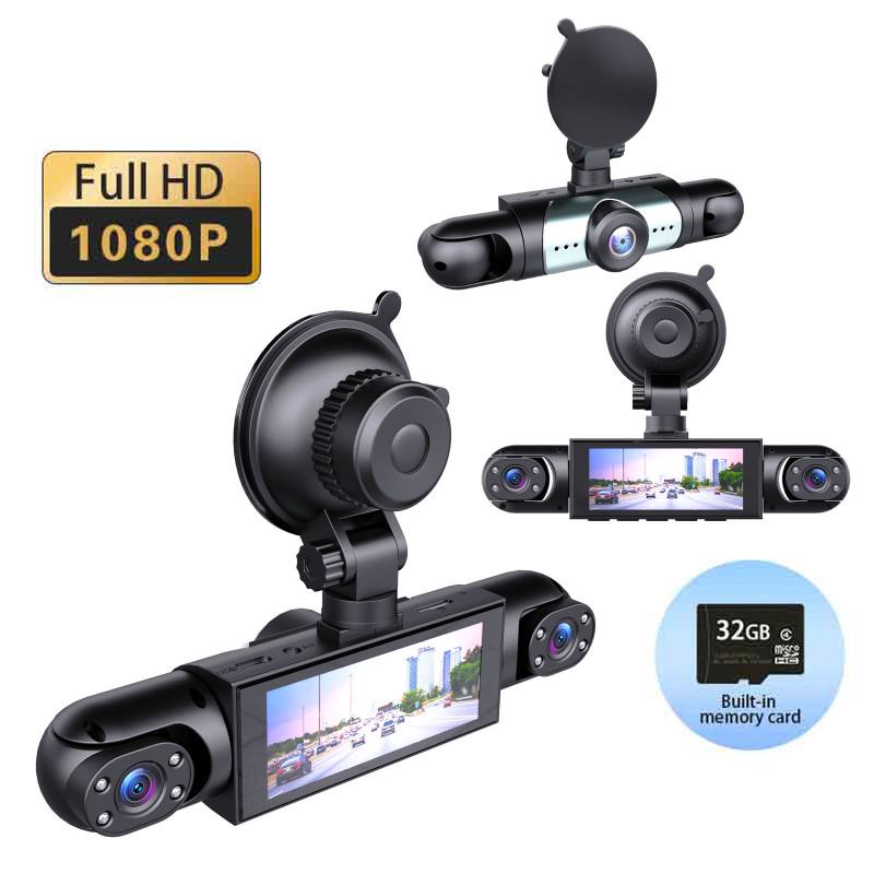 Y108 Cross-Border 4-Channel Four-Lens 3.16inch Popular Dash Cam Hd 1080P Infrared Night Vision Parking Y108 Cross-Border 4-Channel Four-Lens 3.16inch Popular Dash Cam Hd 1080P Infrared Night Vision Parking
