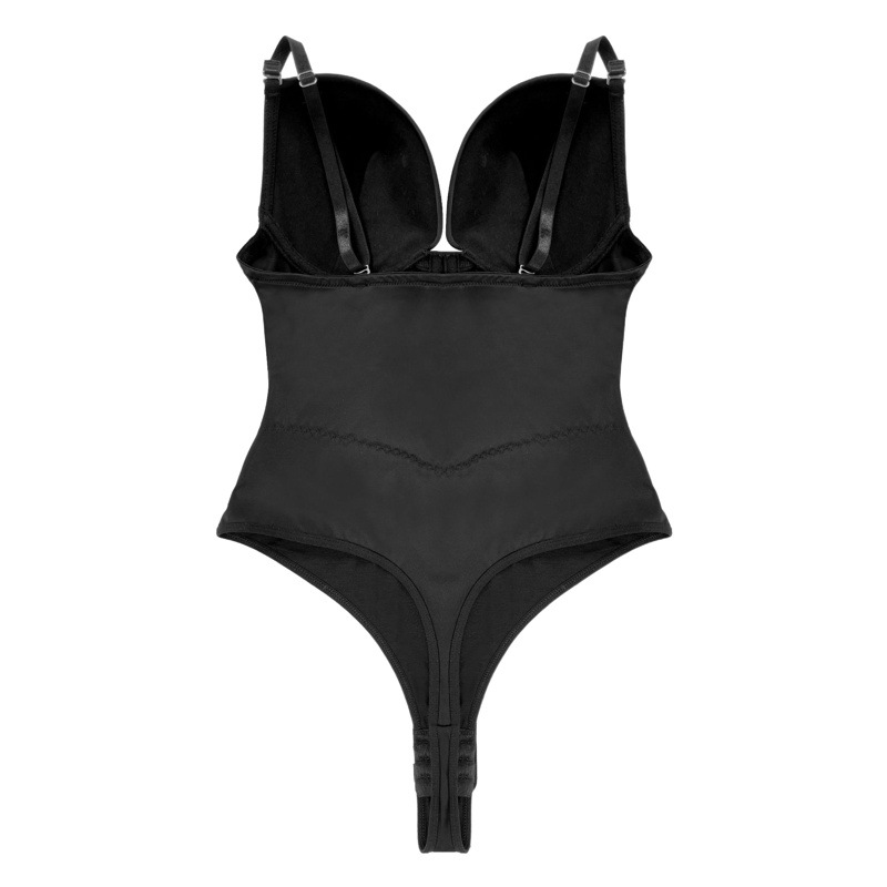 Correa europea y americana de una pieza de ropa interior corsé del vientre corsé sin respaldo que forma el cuerpo que forma el sujetador medias Shaper