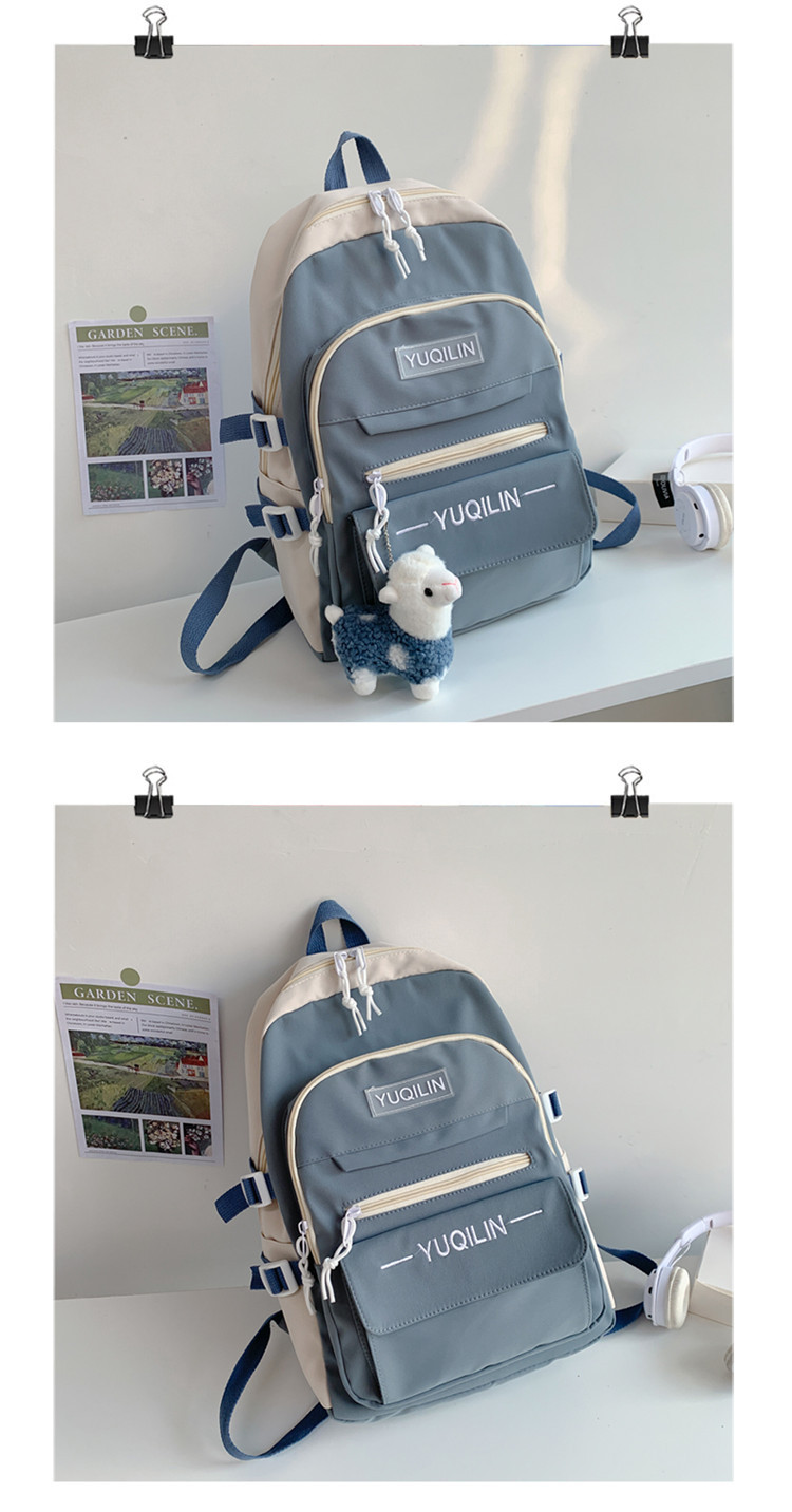 Schoolbag Korean Version Of Simple Versatile Large-capacity Backpack display picture 21