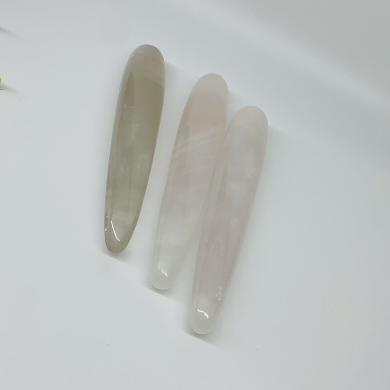 天然水晶多种材质水晶按摩棒 图 9