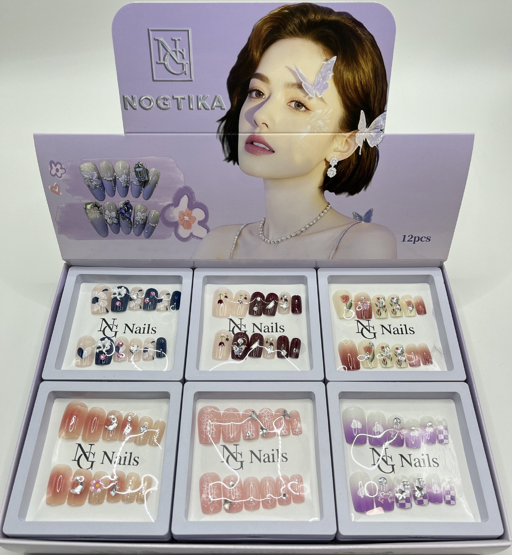 Parche de uñas, armadura, verano, comercio exterior europeo y americano, estilo caliente, parche mixto de uñas postizas, armadura de ojo de gato image 36