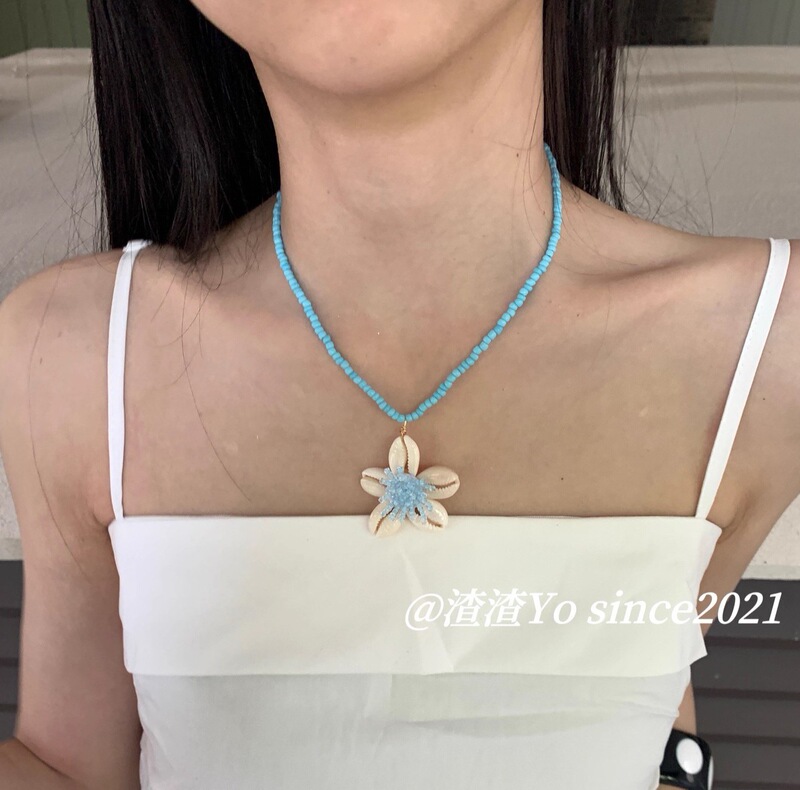 亚克力圆形不规则吊坠项链冷淡风简约时尚锁骨链个性设计百搭项饰|undefined
