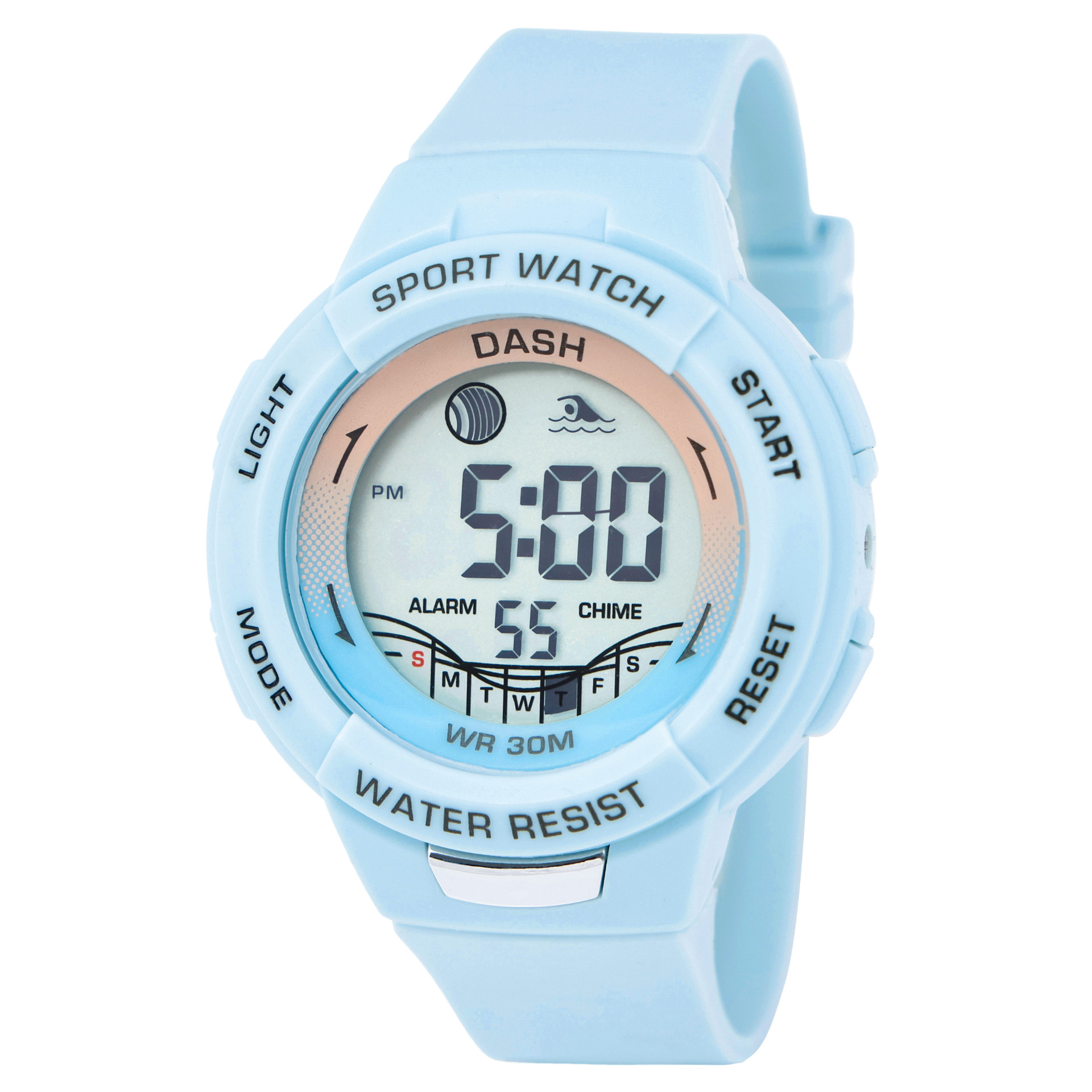 Al Aire Libre multi-funcional estudiante deportes reloj electrónico impermeable a prueba de golpes deportes hombres reloj fábrica al por mayor