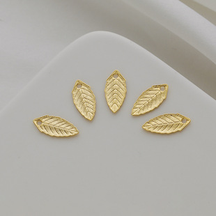 14k����ɫ�T�~���w���~��6*14mm��������朶���diy�Ʒ�ֹ���