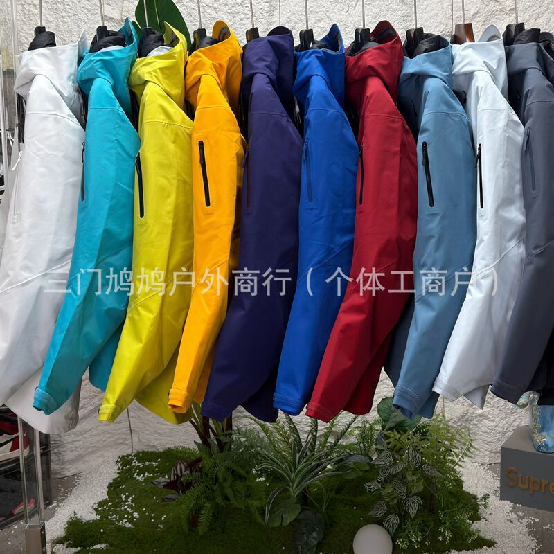 [Customizable Logo] Taizhou Niaojia Alpha Sv7 Generation Hooded Three-In-One down Jacket Hardshell Outdoor Jacket