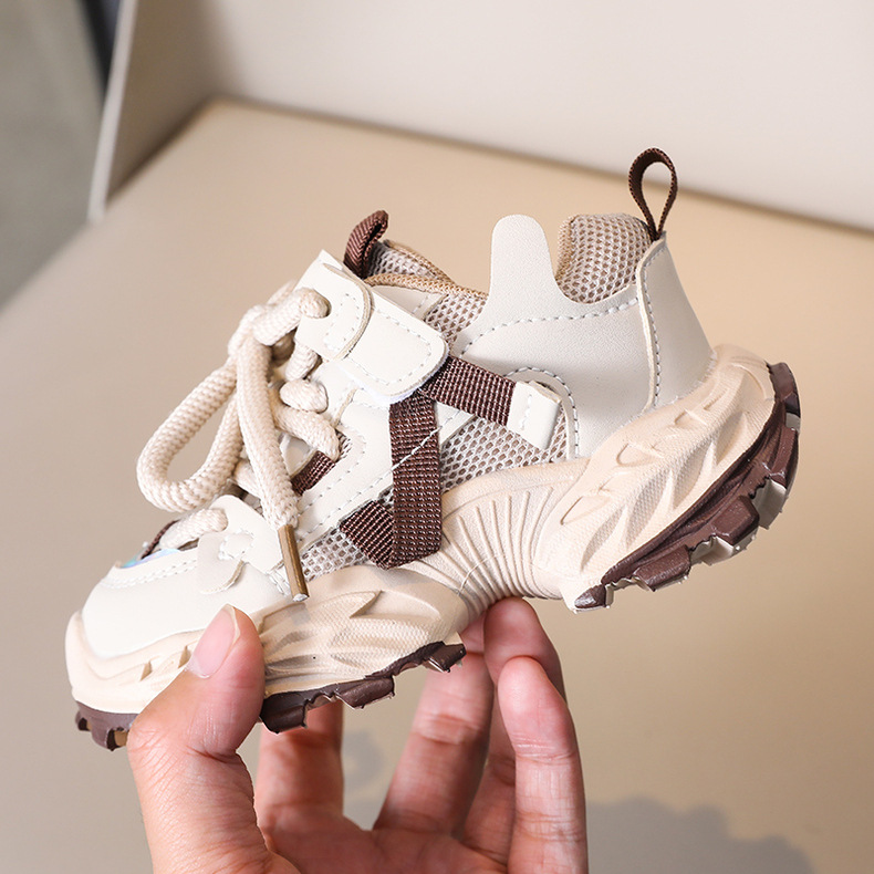 Sneakers bambina scarpe da ginnastica alla moda lacci morbide_voghion.com