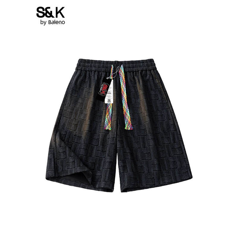Summer American-Style Trendy New Style Cool Men's Straight-Leg Five-Point Shorts with Ice-Feel Breathable Fabric