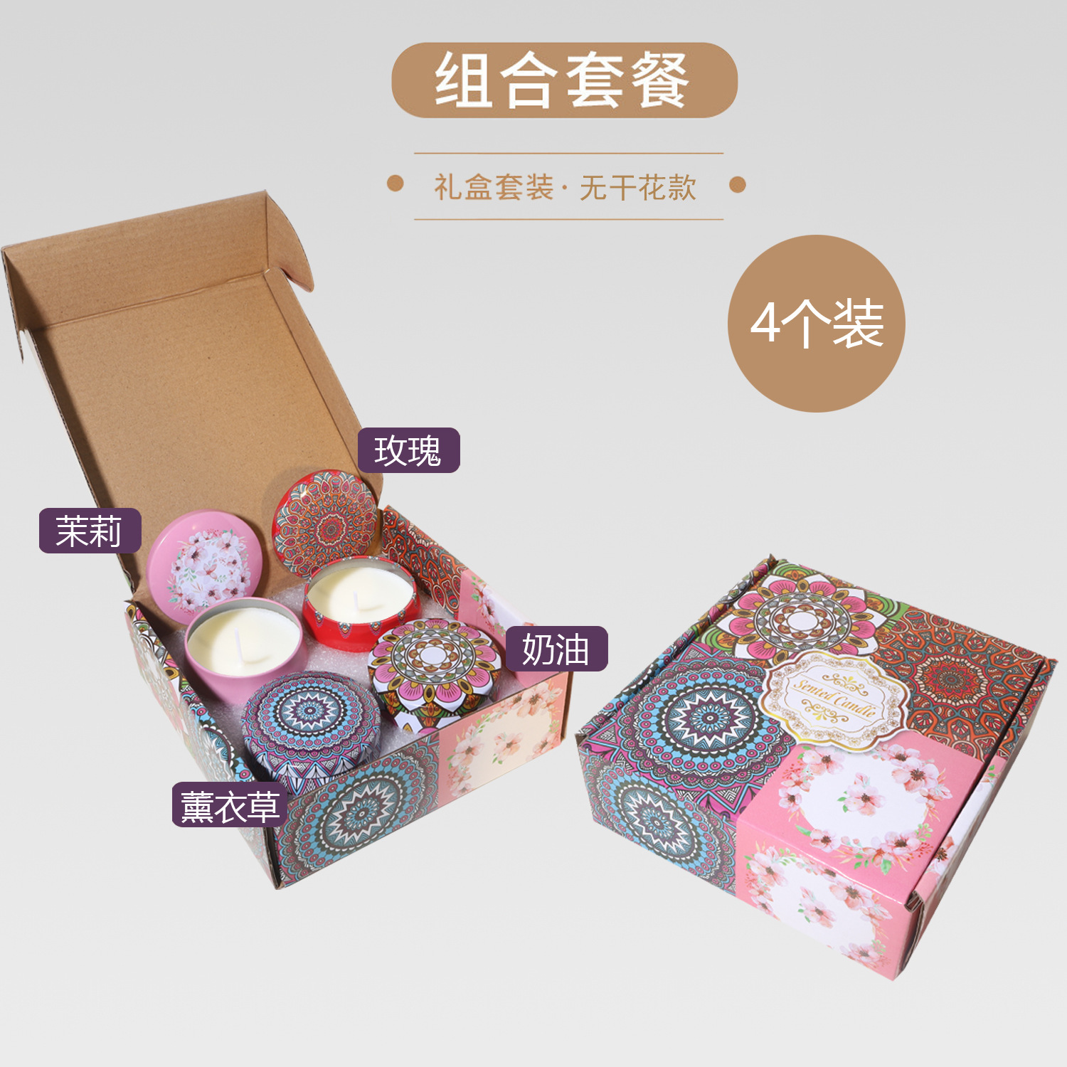 ¿El pollo de banana transfronterizo? Regalos de cumpleaños de bodas cera de plantas flores aromáticas velas aromáticas