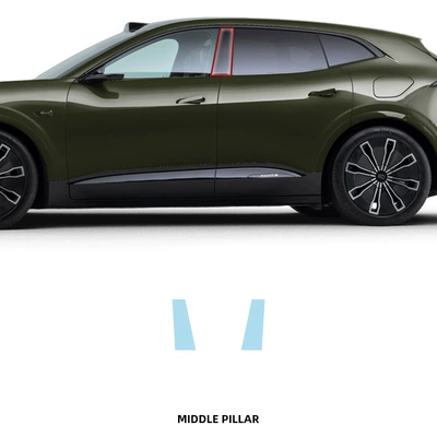 Car paint protective film – Ppf - a-pair-of-b-pillar-tpu-membranes-imported-tpu-film-specially-cut-for-special-vehicles