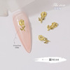 Japanese metal retro nail decoration contains rose, internet celebrity, light luxury style