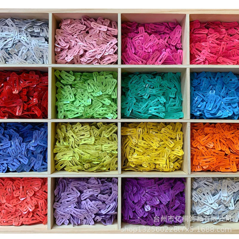 Аксессуары для волос для домашних животных 2 см красочный маленький квадратный зажим BB Yorkshire marzis собака шпилька кукла декоративные волосы