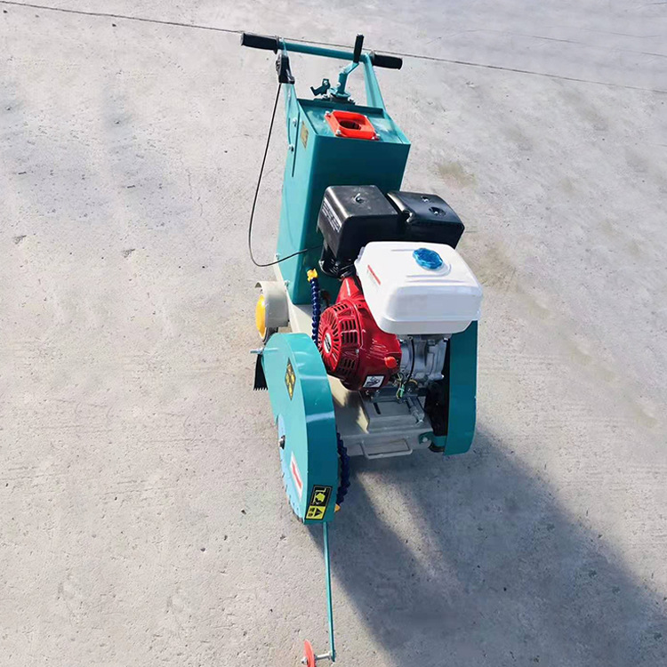聚仁手推式马路切割机马路切缝机路面切割机设备