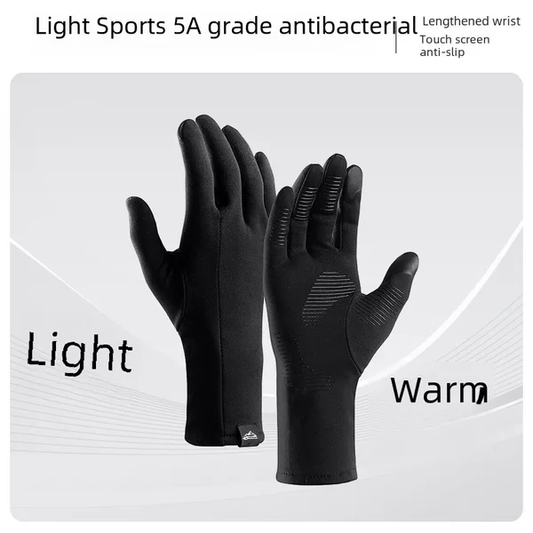 Winter Warm Gloves Men's Outdoor Electric Motorcycle Riding Sports Cold-proof Touch Screen Anti-slip Ski Gloves Liner