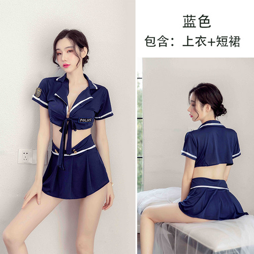 Long night lingerie women sexy stockings sailor nurse nightclub uniform seduction suit combination