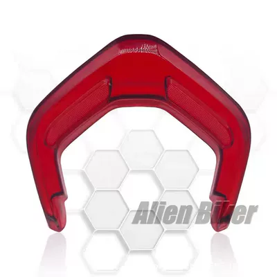Suitable for Ducati Panigale V4/V4R/S V2 Streetfighter Rear Tail Light Cover, New Led Rear Tail Light Housing (Lamp eyebrow) - red