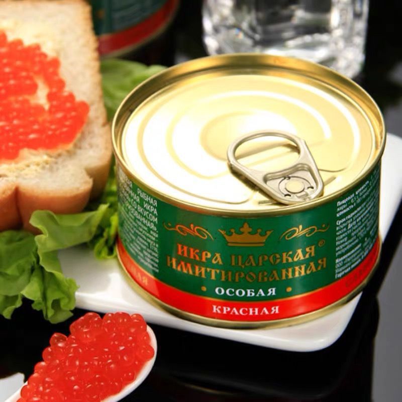 鱼籽酱批发俄罗斯铁盒拌饭马哈鱼子寿司料理合成工厂厂批发代发|undefined