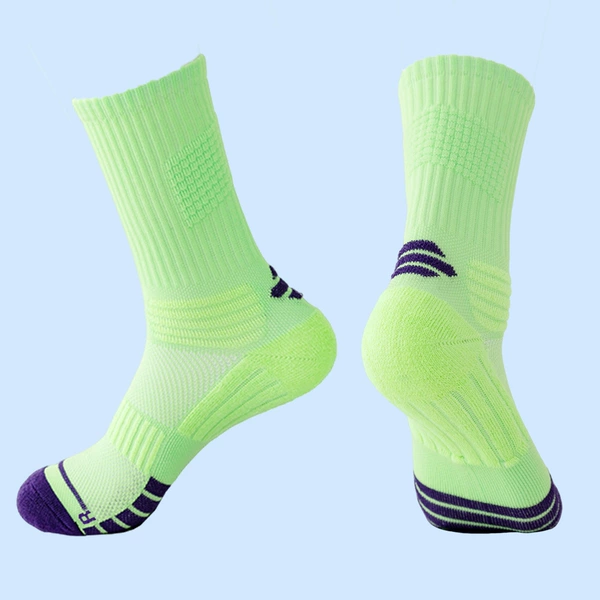 LR06 Brushed Sports Socks [Fluorescent Green]