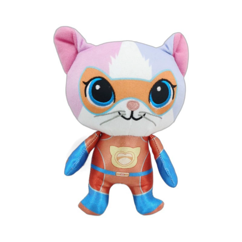 Плюшевая кошка из Superkitties, плюшевая кукла-игрушка