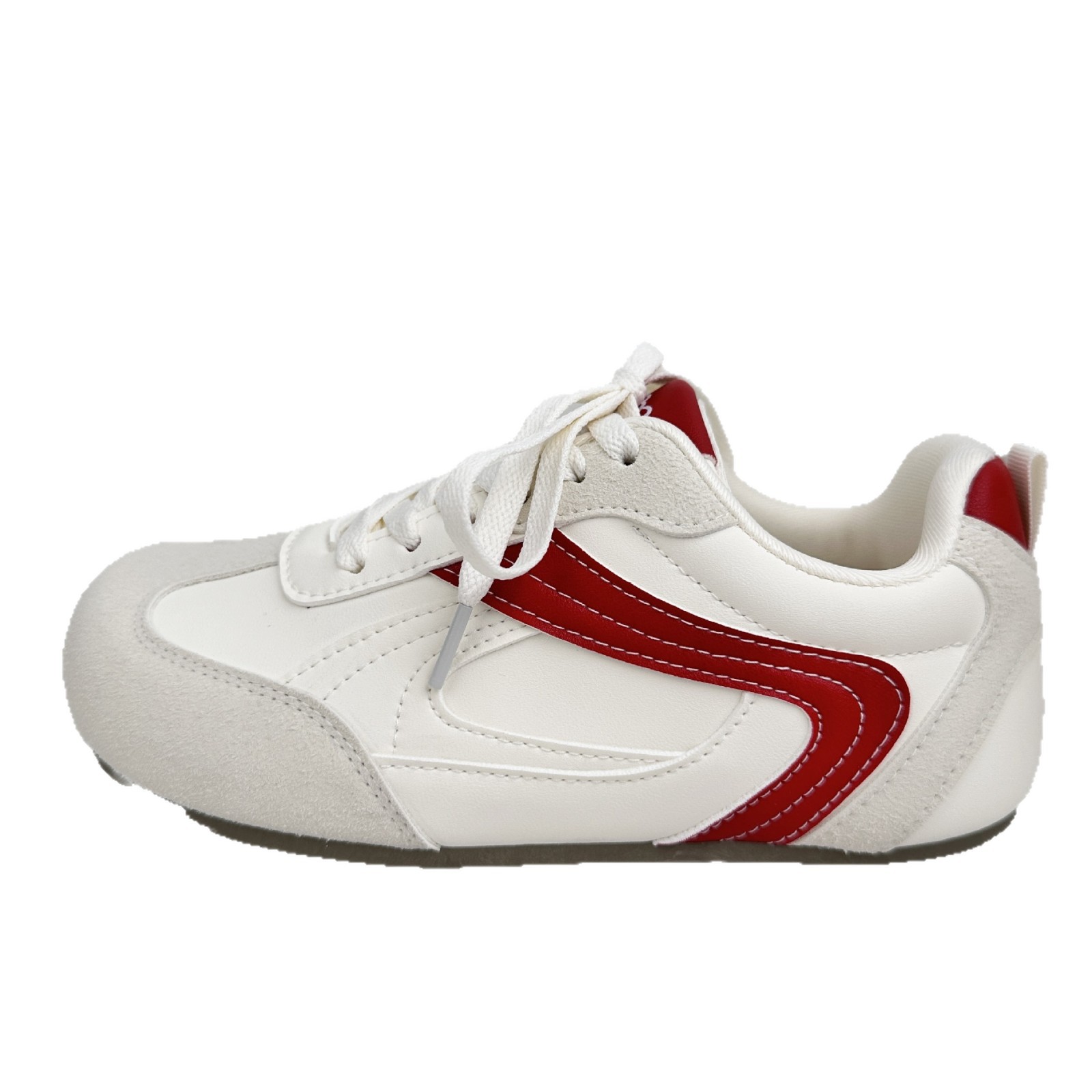 YUANBO moda versátil ballet zapatos de entrenamiento para mujeres 2025 nuevo retro color combinado zapatos casuales ligeros de suela delgada