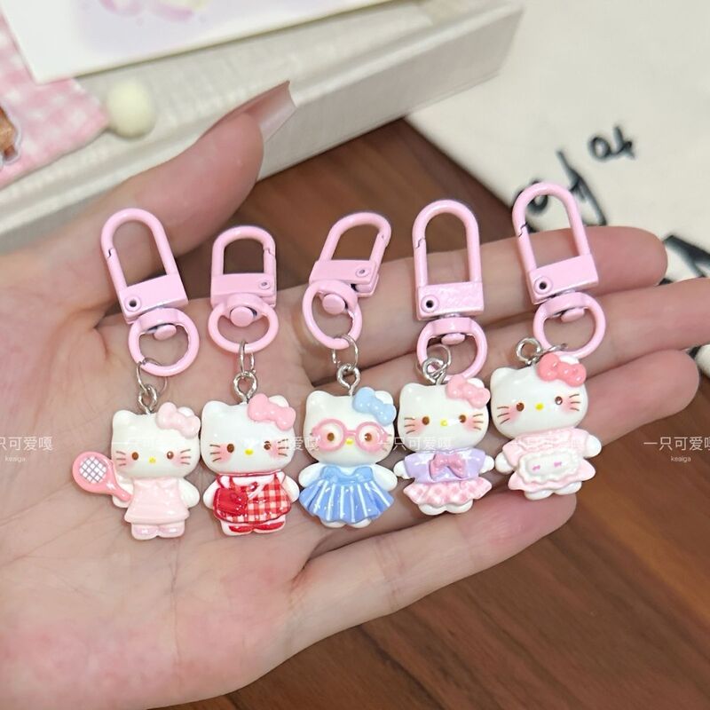 Cute Plaid Skirt Kt Cat Keychain Cartoon Student Girl Sweet Pendant Couple Best Friend Accessories Gift Gift Cute Plaid Skirt Kt Cat Keychain Cartoon Student Girl Sweet Pendant Couple Best Friend Accessories Gift Gift
