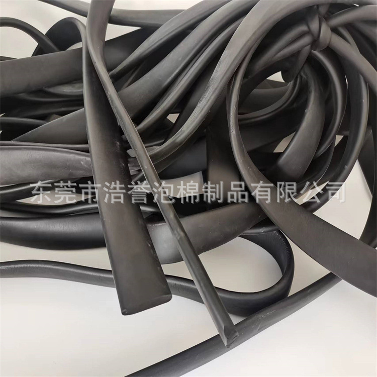 厂家直销nbr高弹性内用异型发泡扁条，户外吊篮沙滩椅编织扁条