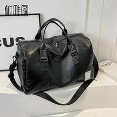 手提短途旅行包女皮质轻便行李包大容量轻便运动健身收纳包