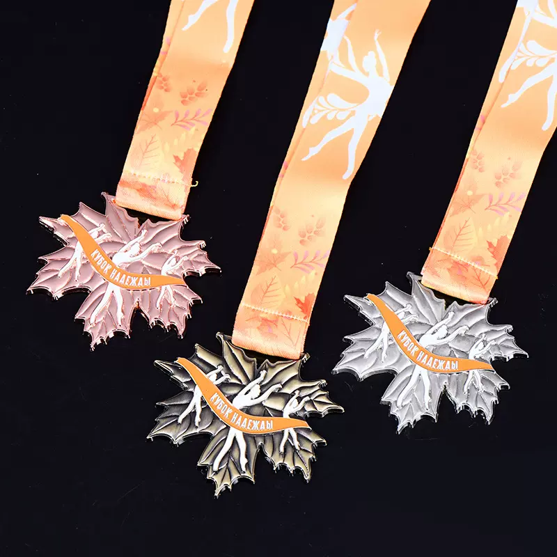 批发锌合金烤漆奖章舞蹈赛事异形奖牌唱歌比赛金属荣誉制作徽章
