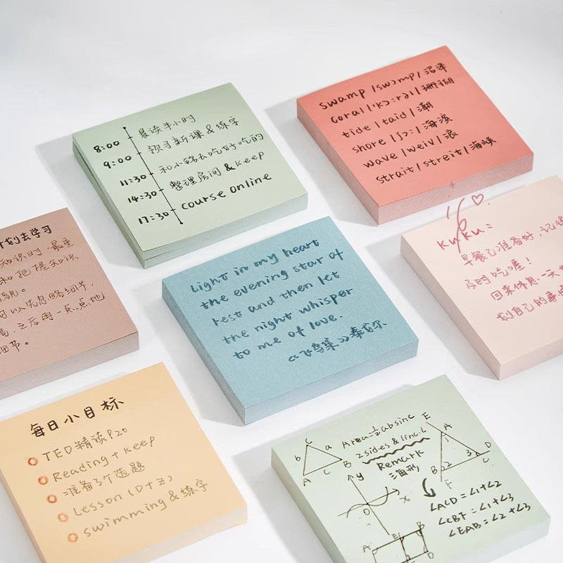 Tearable Sticky Notes for Students, Reusable Sticky Notes, Marking Paper, Reusable Study Notes, Small Notebook