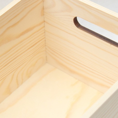 Desktop solid wood storage box large uncovered tool box miscellaneous box storage box zakka storage hand-held wooden box