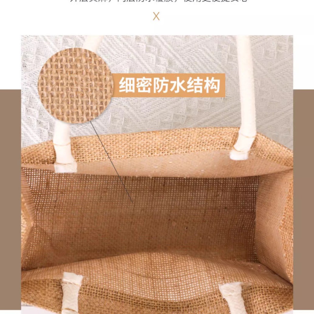 Bolsas de lino universales simples de viaje DIY bolsas de regalo de vacaciones bolsas de regalo de mano bolsas de lino personalizadas