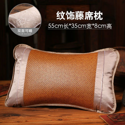 summer pillow summer sleeping mat pillow adult pillow Pleasantly cool Borneol summer student Tea Mahjong Bamboo Pillow Single