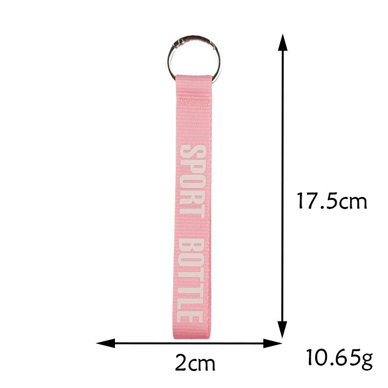 Hervidor cinta portátil tonelada cubo agua taza llavero teléfono móvil cordón multifuncional anillo de acero correa de diseño logo