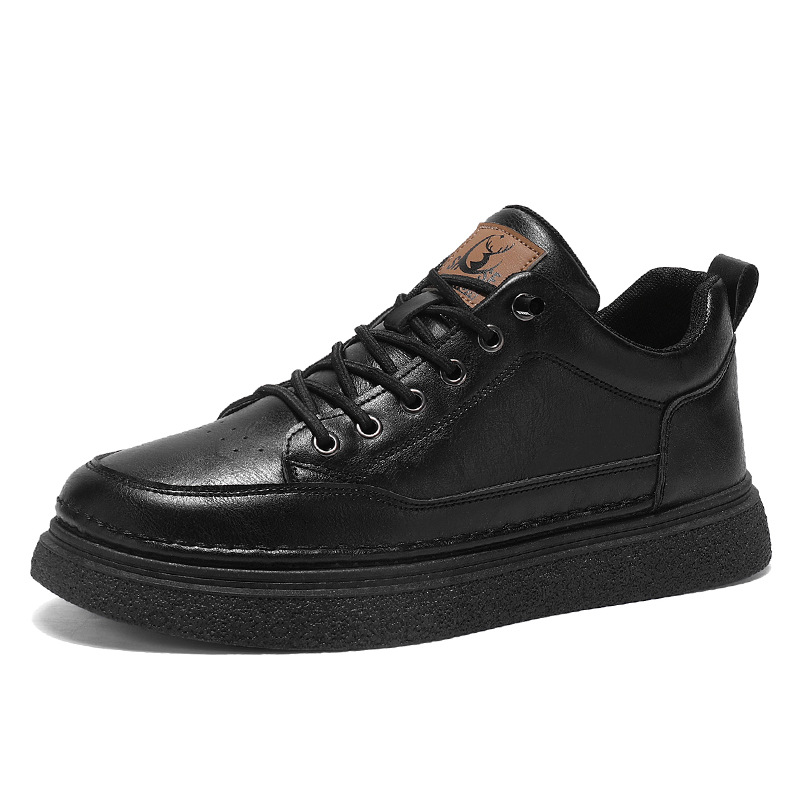 Zapatos coreanos de skate para hombres, zapatos de moda para jóvenes, elásticos, zapatos de conducción planos, zapatos deportivos casuales para hombres.