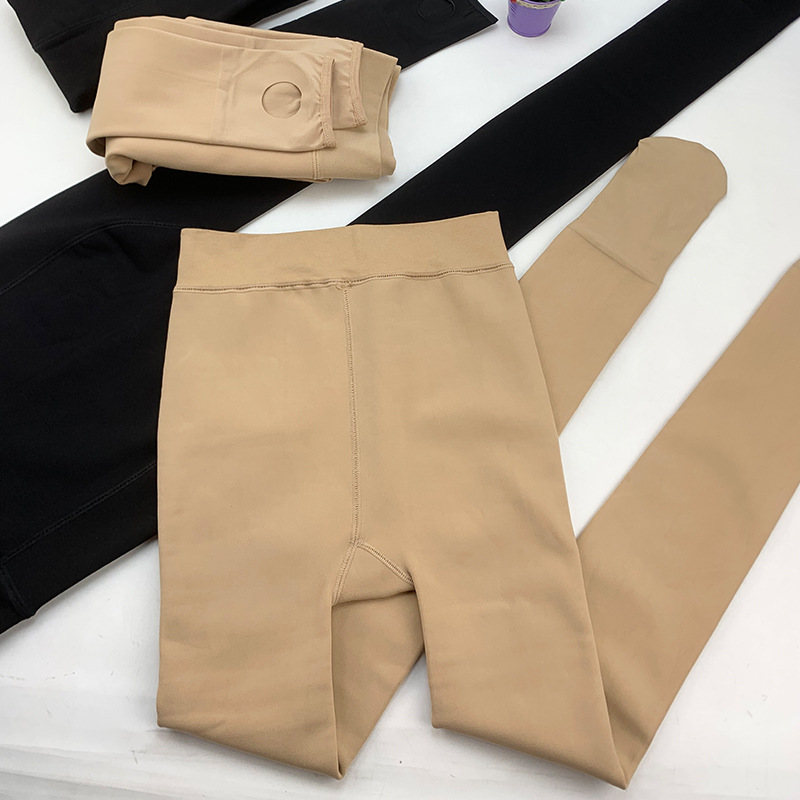 Invierno 230 gramos de calzoncillos de cachemira con leggings de tercife, nylon de alta torsión con pantalones de tercife anti-balling para adelgazar