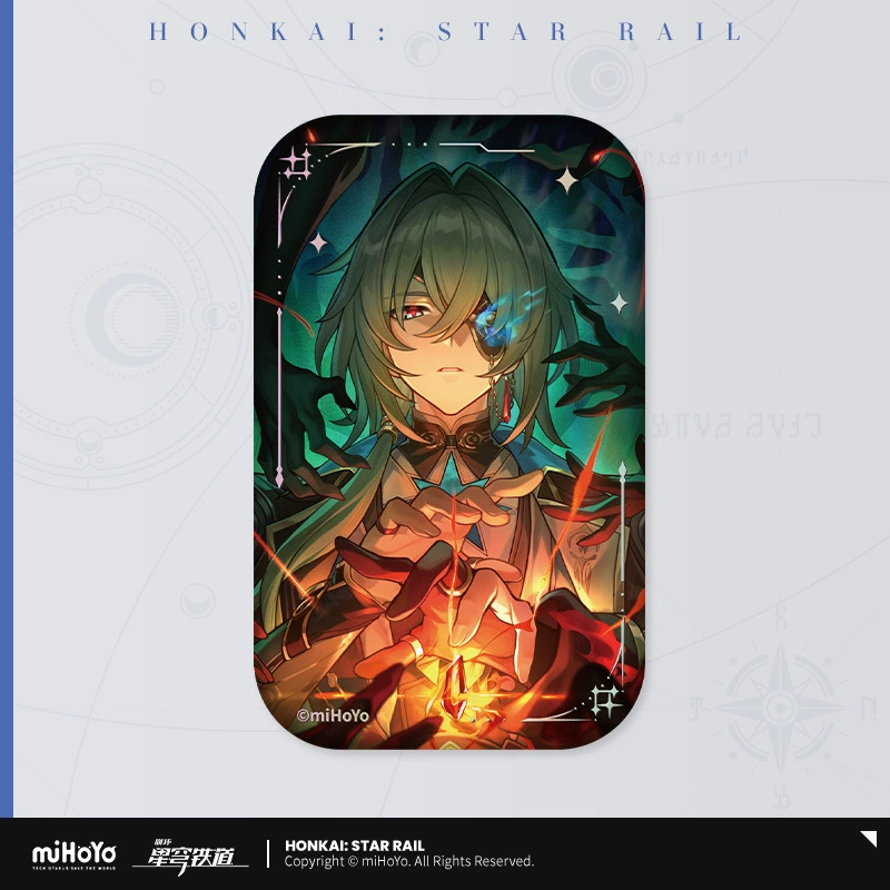 Коллекционный значок (Honkai: Star Rail) — персонаж, цветной картон на подложке, одиночный