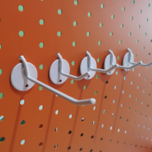 Shelf hook single line hole board accessories jewelry hook simple display hook apple shaped hole board hole board hook