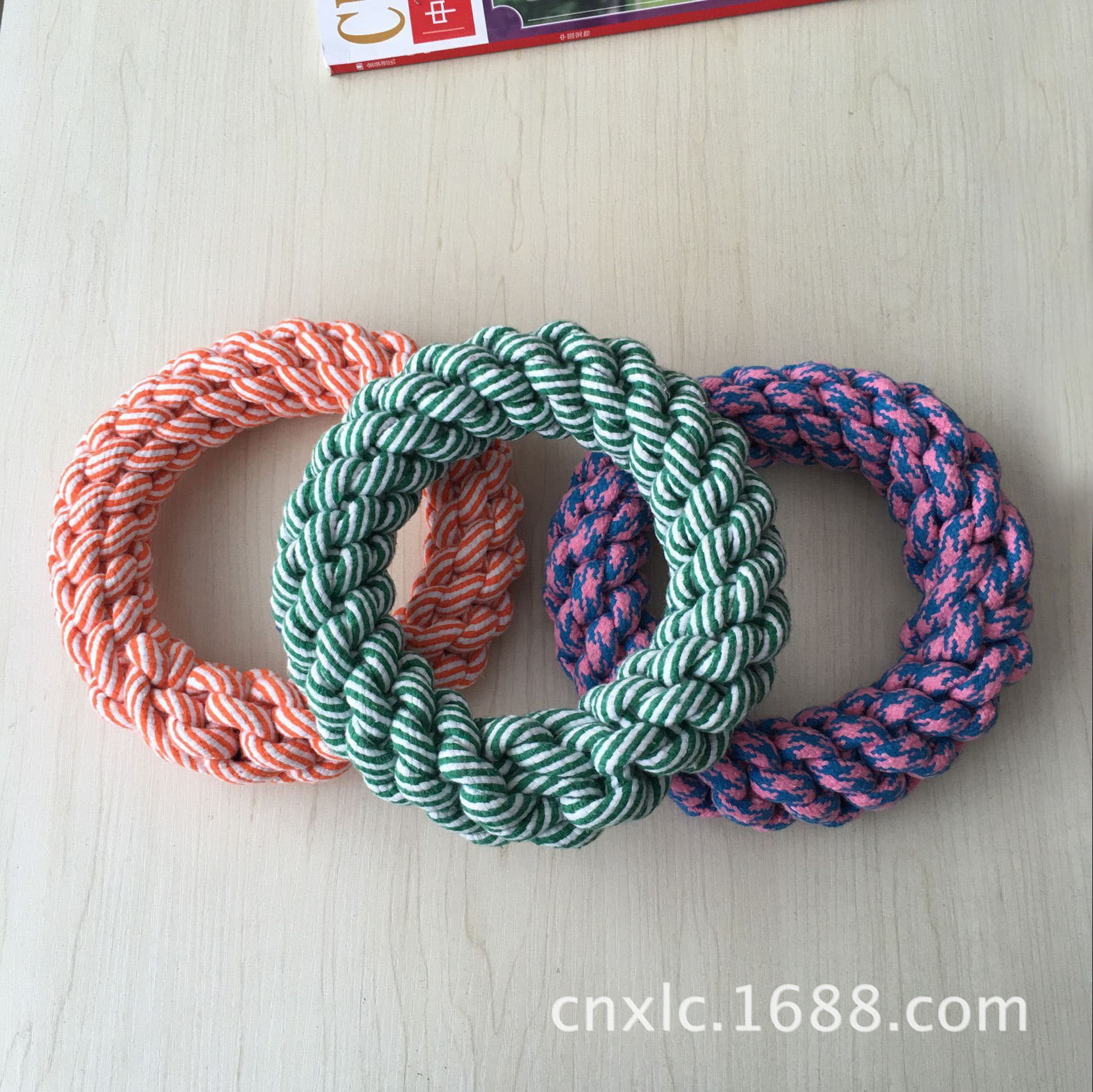 Anillo de cuerda de algodón 19cm