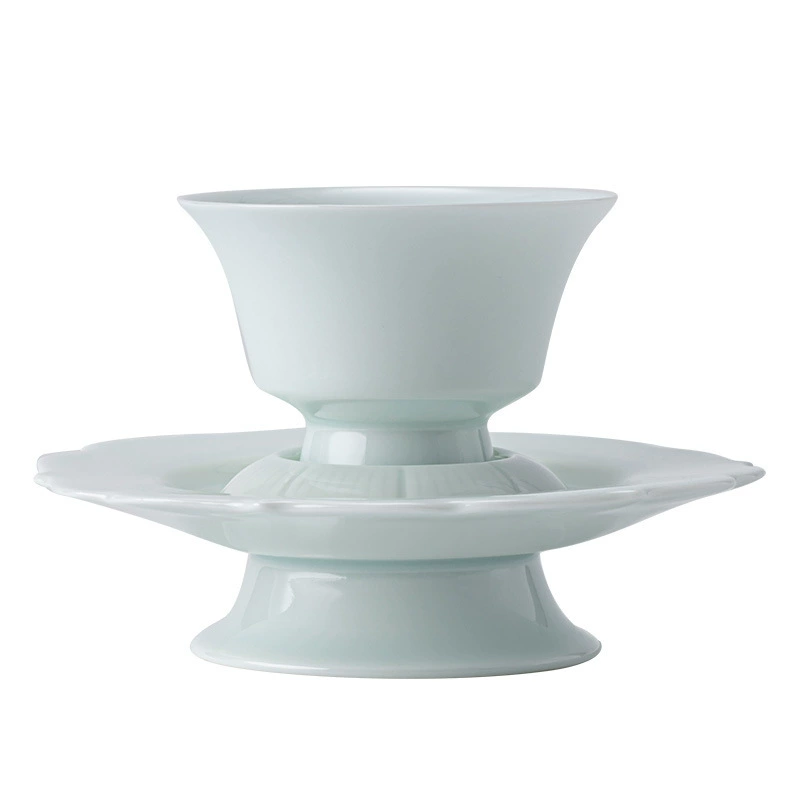 Имитационная чашка из керамики Sung Ying Qingpin Cup Hutian Kiln, чайная чашка ручной работы, одинарная чашка лотос высокая мастерская чашка подарок