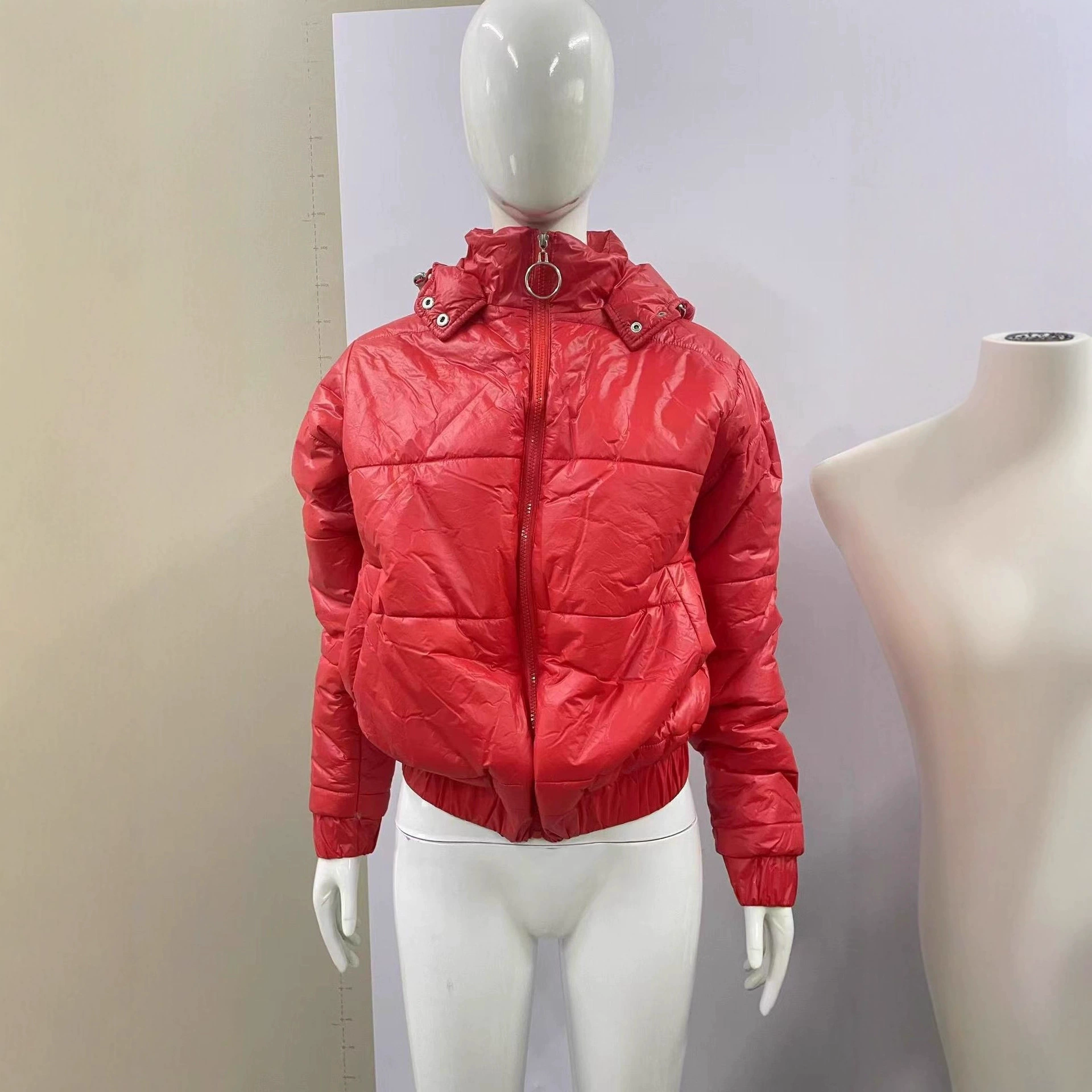 Новый трансграничный осенний и зимний хлопчатобумажный костюм с капюшоном 20D пленка антильняная европейская и американская модная куртка с длинными рукавами