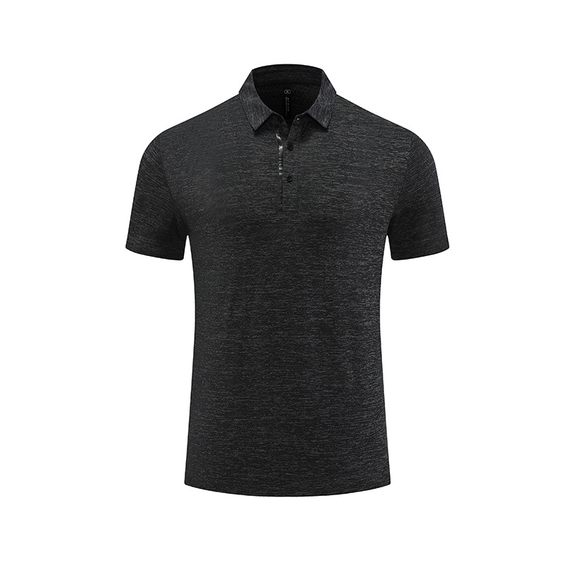 Verano de hielo-sensación transpirable de secado rápido Polo de los hombres de negocios ropa de manga corta casual solapa superior moda deportes ropa de fitness