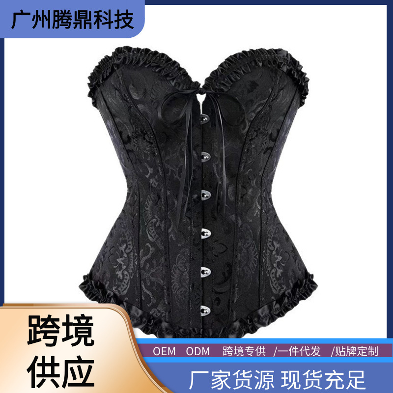 Cross-Border Wholesale Waist-Cinching Printed Strapless Women's Bustier Top Sexy Shapewear Top Aliexpress Cross-Border 819 Cross-Border Wholesale Waist-Cinching Printed Strapless Women's Bustier Top Sexy Shapewear Top Aliexpress Cross-Border 819