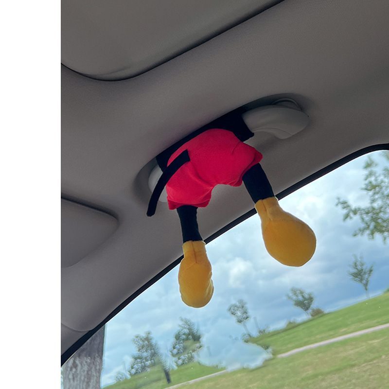 Nuevos productos creativos Minnie butt porta de automóvil cubierta lindo mango de coche para proteger el techo guante para la decoración del automóvil