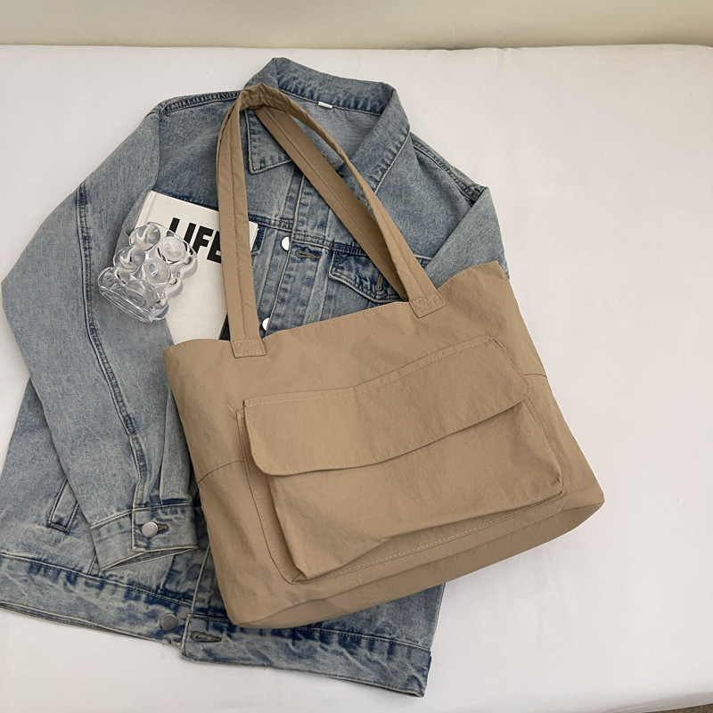 Nuevo japonés ligero simple bolso de hombro de mujer versátil bolso de mano bolso de viaje bolso de estudiante bolso de mano