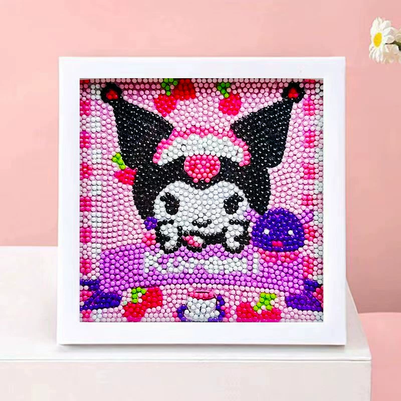 DIY-набор для алмазной мозаики 17×17 см, пластиковая рама, дизайн щенок, полный набор инструментов для кладки