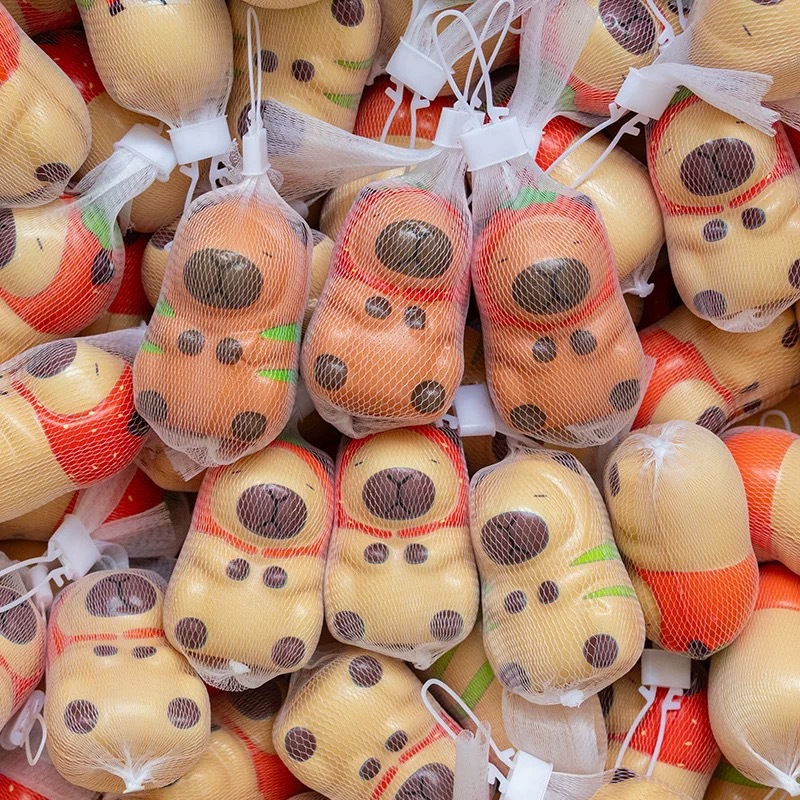 Capibala pellizco pellizco reducción de presión rebote lento juguetes de descarga juguetes regalos de chicas estúpidas lindas