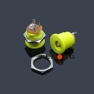 DC-022-20 Yellow / Fixed Color / High Temperature Resistant Environmental Protection / DC Power Socket / DC DC Socket