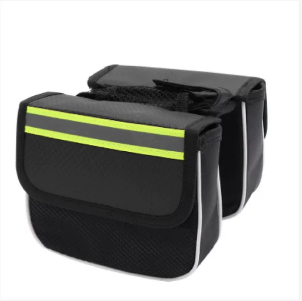 Mountain Bike Front Beam Bag Hard Shell Bag Three-in-One Front Beam Bag Bicycle Upper Tube Saddle Bag Riding Equipment