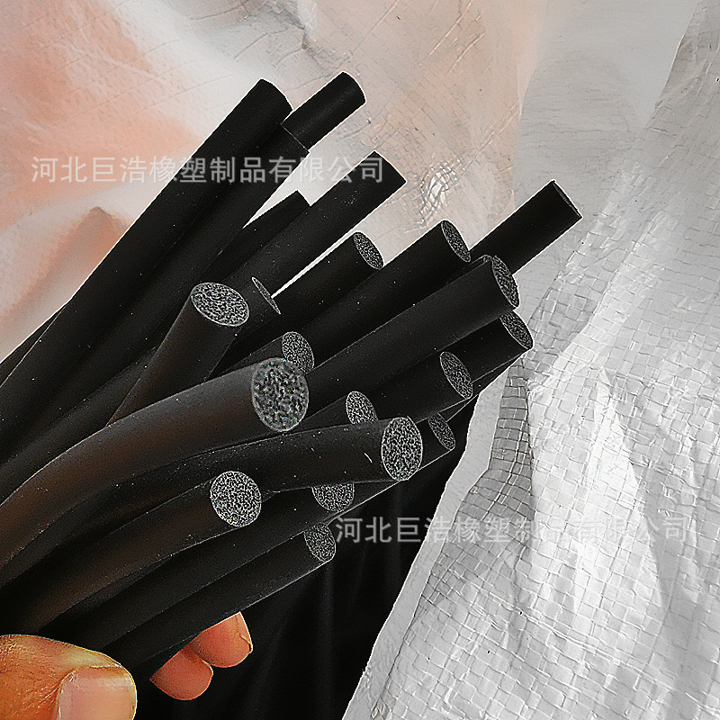 圆形发泡密封条 6 7 8 9mm橡胶发泡条三元乙丙发泡橡胶密封条