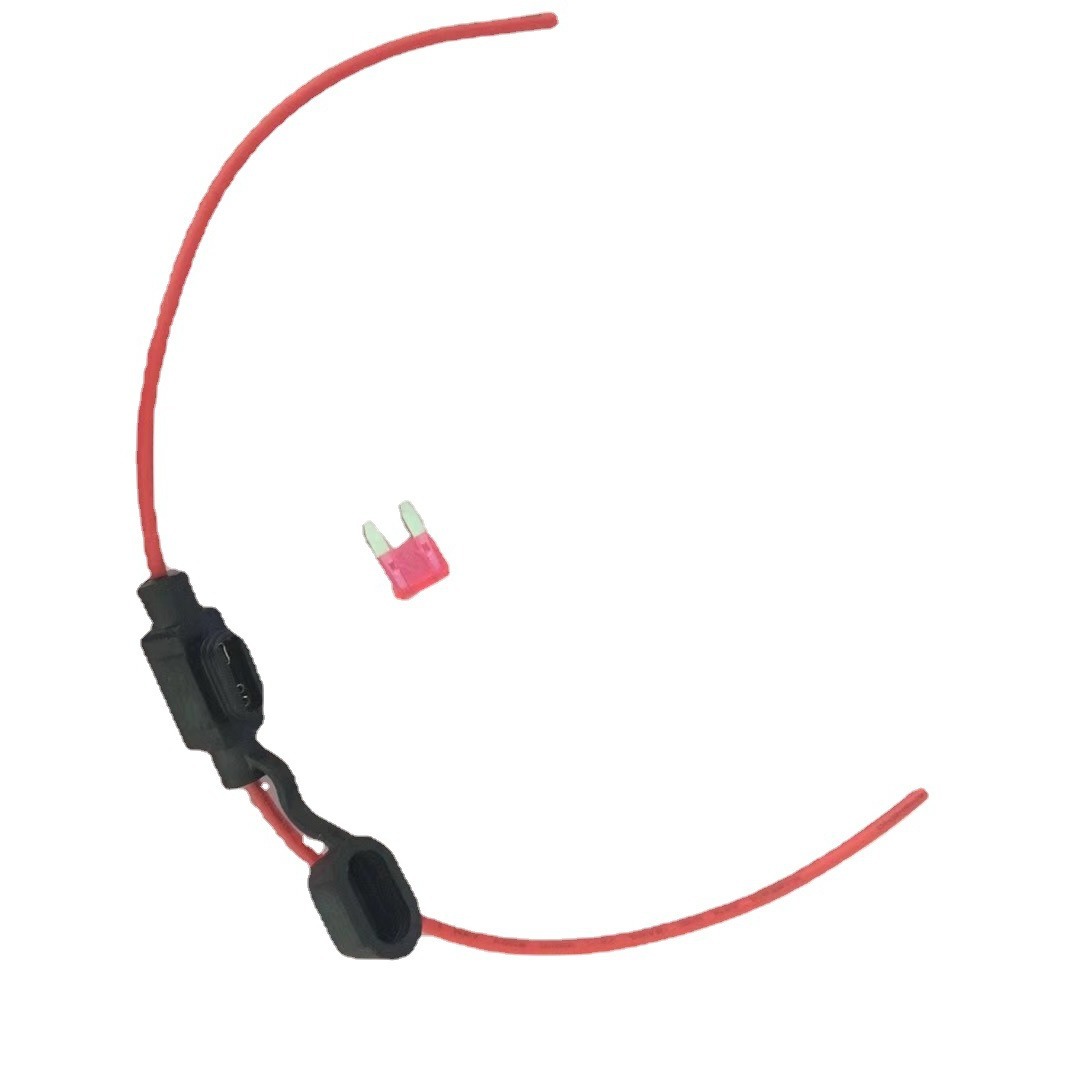 XHX002汽车保险丝防水座1015线0.75平方18号线15CM+15CM保险丝盒