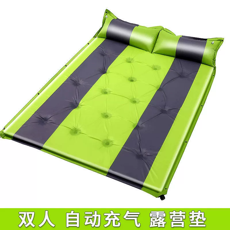 Automatic inflatable tent for camping, mattress at lunchtime, increased thickness